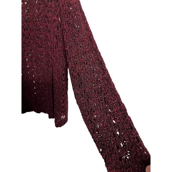 Zero II Sixty Sweater OS Open Knit Boxy Y2K Boho Cute Goth Oversized - Picture 5 of 7